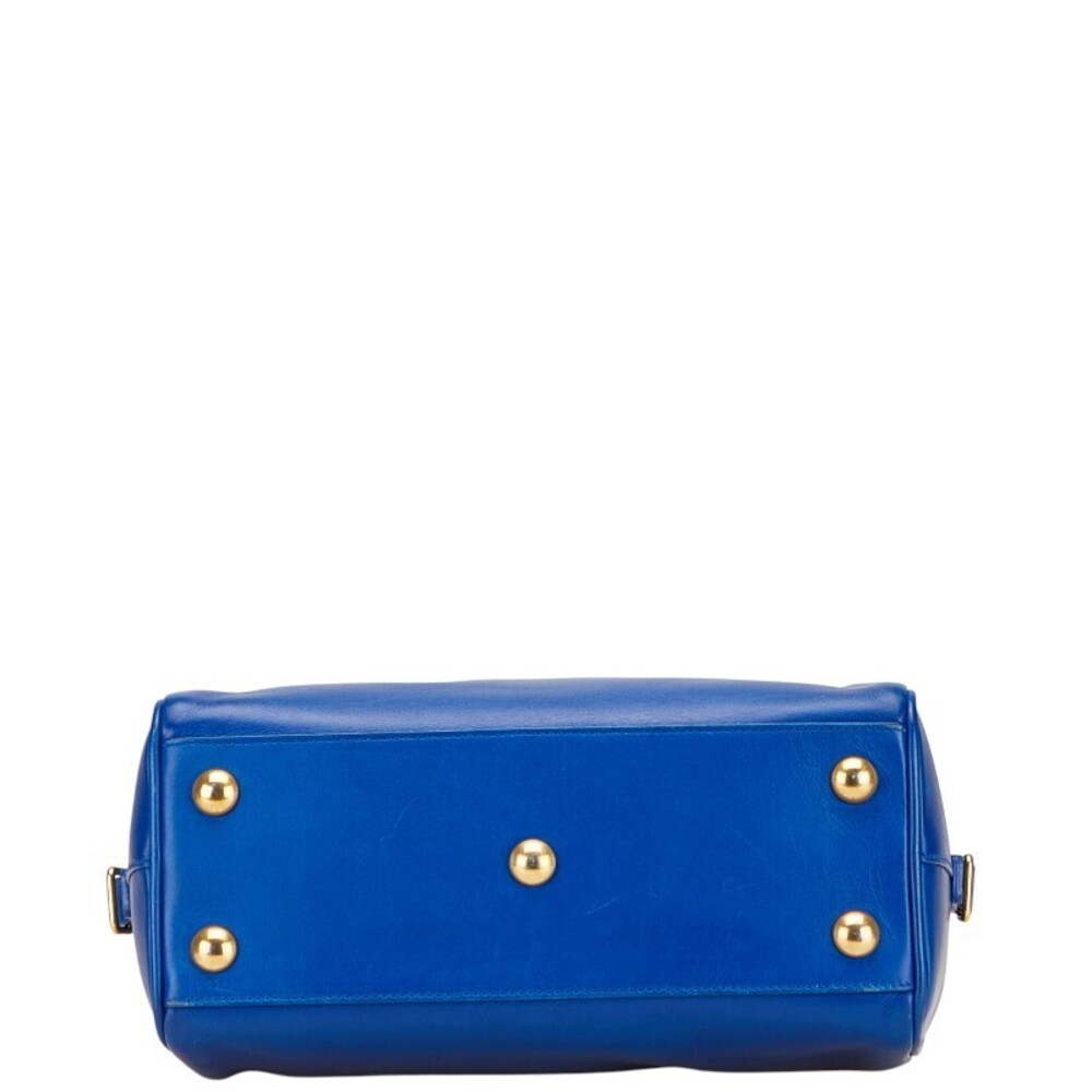 Saint Laurent Classic Baby Duffle bag cobalt blue calfskin leather - Picture 3 of 9